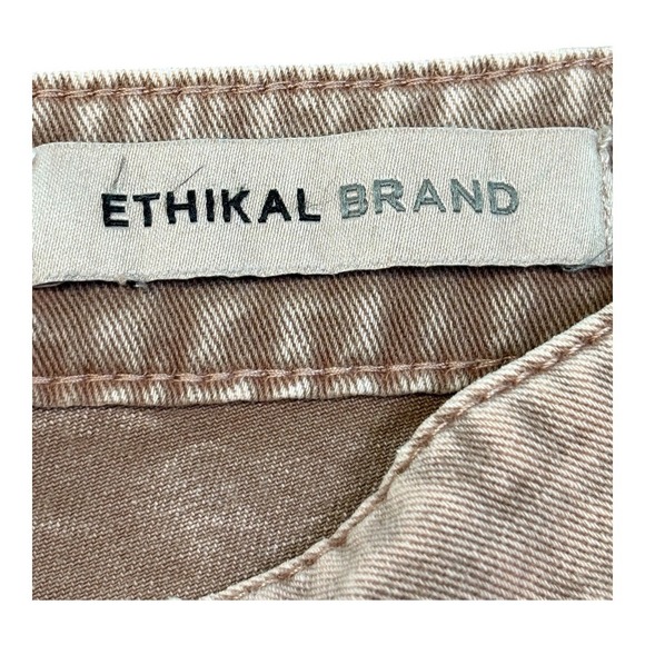 PTCL Wide Leg Jeans High Rise Straight Leg Denim Pants Pink Women Size 31 - Picture 8 of 13